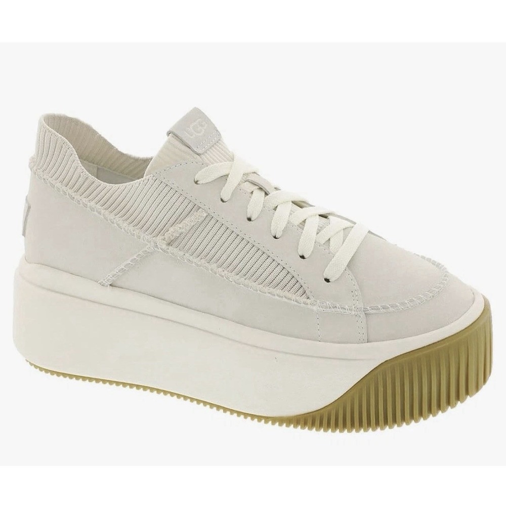 UGG EZ-DUZZIT ESSENTIAL LACE UP 2' PLATFORM SNEAKERS, WOMEN US 8 NIB